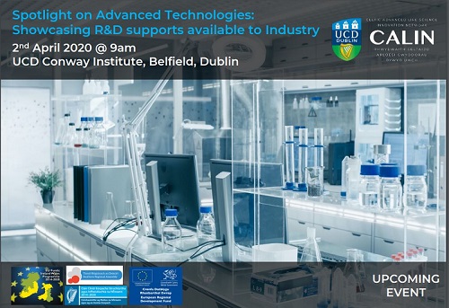 Spotlight on Advanced Technologies: Showcasing R&D supports available to Industry Spotlight on Advanced Technologies: Showcasing R&D supports available to Industry